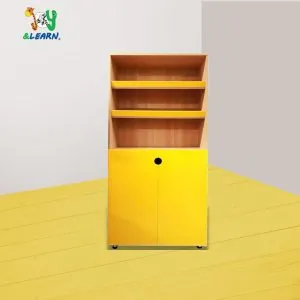 مكتبه ضلفتين بها رف داخلي +2 رف علوي