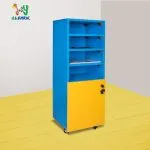 مكتبه 3 رف+ ضلفه سفليه