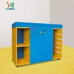 مكتبه 3درج يمين +ضلفتين ف الوسط + رف يسار