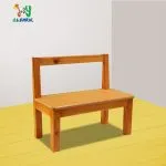 مقعد خشبي مزدوج