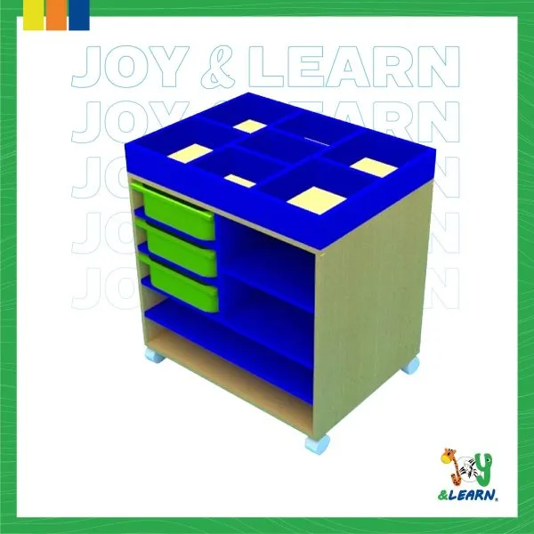 مكتبة ارت رفين و 3 أدراج