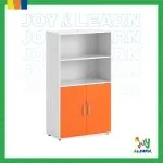 مكتبه ضلفتين +رف مودرن 160سم