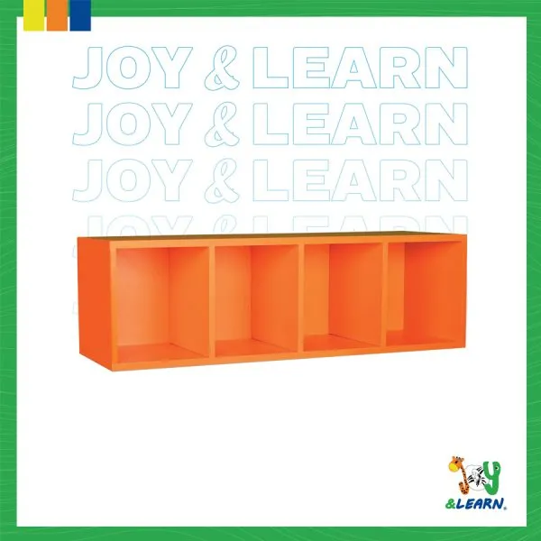 مكتبة معلقة 4 خانة hanging library 4 slots