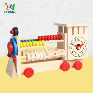 ساعة +ارقام مجسمة +عداد