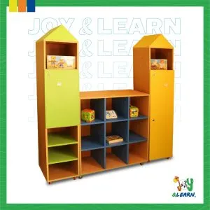مكتبة + برجين 