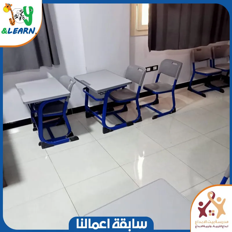 سابقة اعمالنا فى مدرسة بيت الابداع تجهيز مدارس ديسكات طلاب