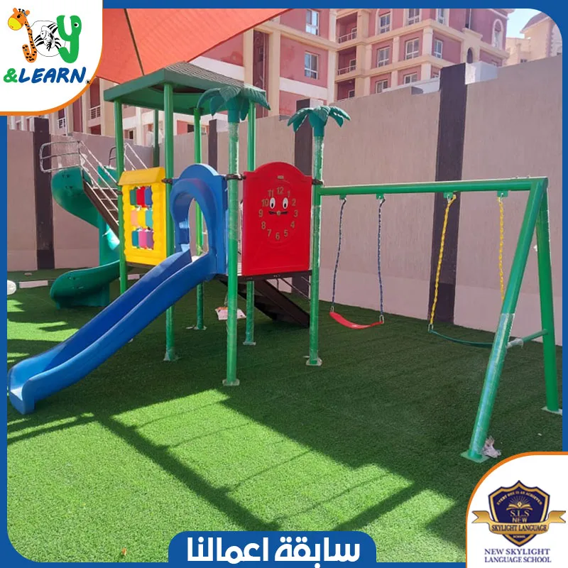 تجهيز مدرسة بورسعيد الدولية اسكاي لايت  | مجمعات العاب خارجية