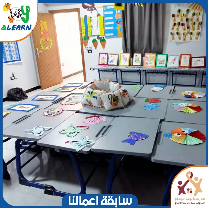 سابقة اعمالنا فى مدرسة بيت الابداع تجهيز مدارس ديسكات طلاب