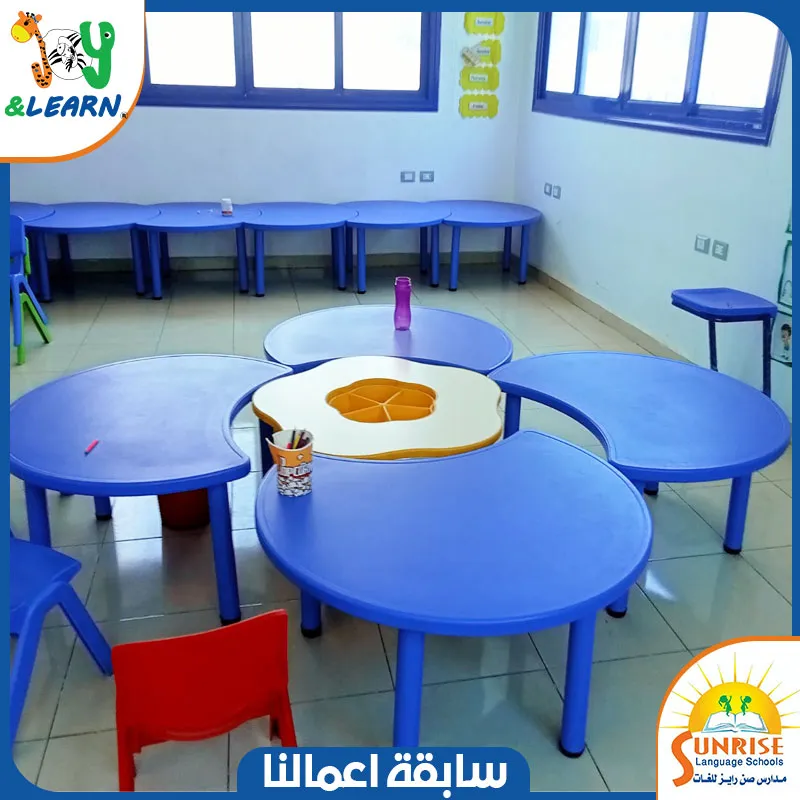 سابقة اعمالنا فى تجهيز فصول مدارس مدرسة صن رايز للغات