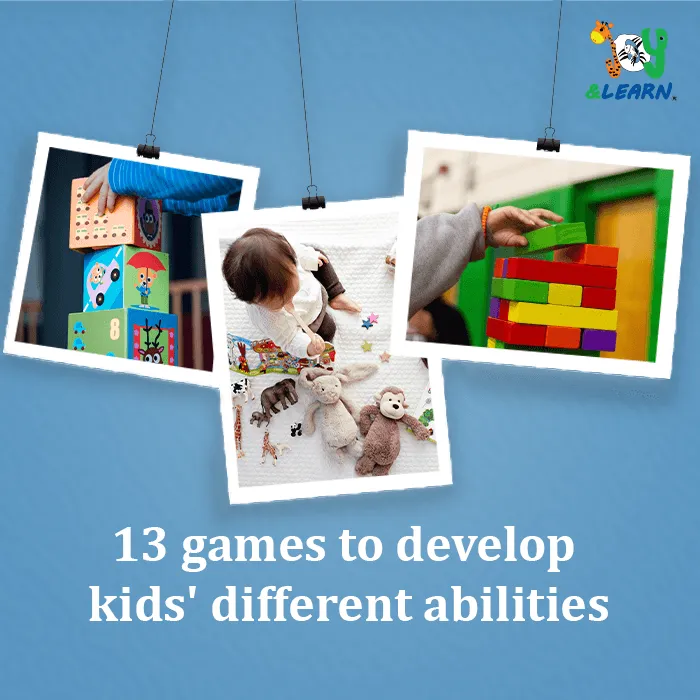 13 games to develop kids' different abilities