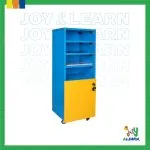 مكتبة 3 رف+ ضلفة سفلية