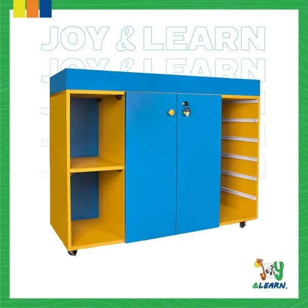 مكتبه 3درج يمين +ضلفتين ف الوسط + رف يسار