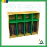 مكتبة تعليق 4 خانة ضغير + 4 خانة كبيرة