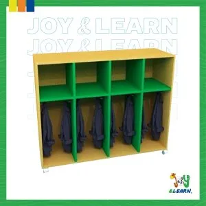 مكتبة تعليق 4 خانة ضغير + 4 خانة كبيرة