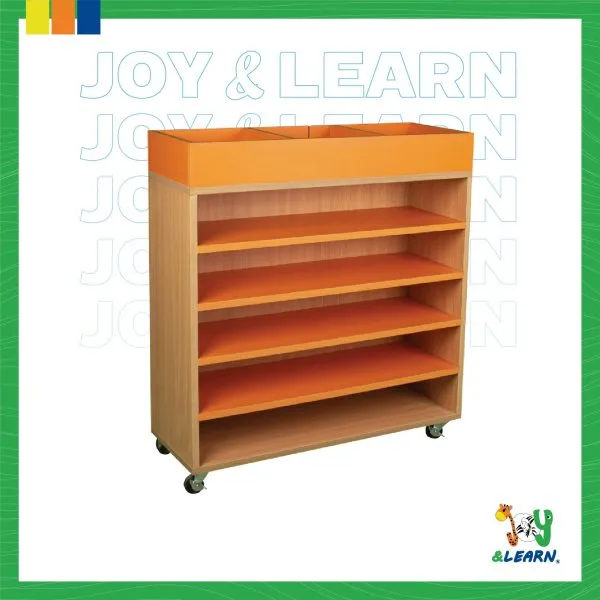 مكتبة ضلفتين رف داخلي + 2 رف علوي