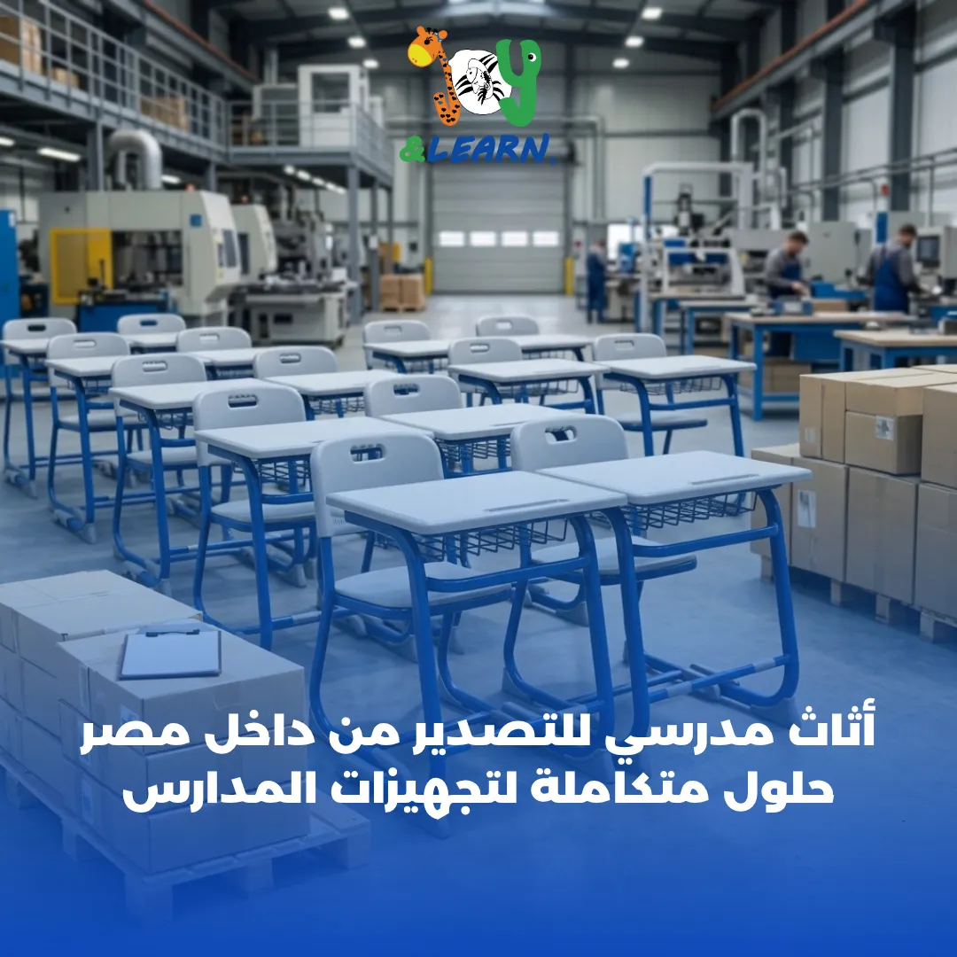أثاث تعليمي للتصدير لتجهيز المدارس والمعامل بجودة عالية